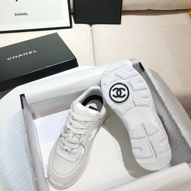 CC White Low Top Trainer