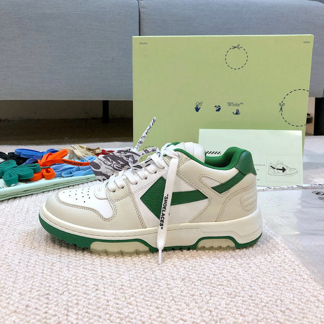Off-White Green, Grey & White Out Of Office