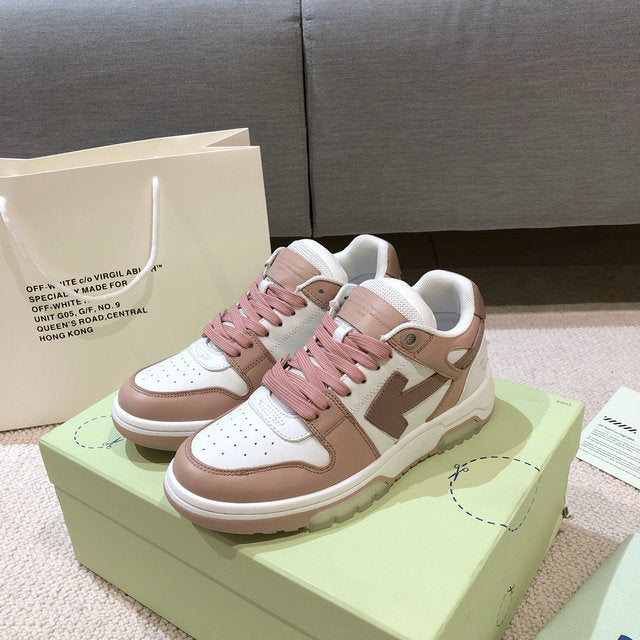 Off-White Pink & White Out of Office