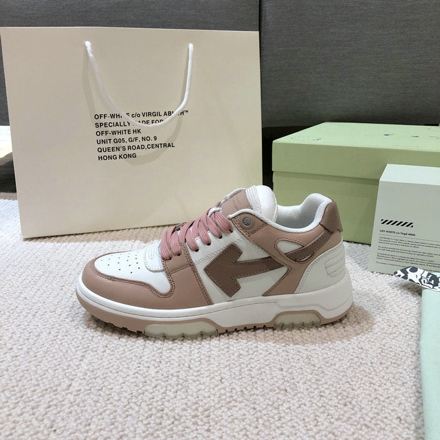 Off-White Pink & White Out of Office