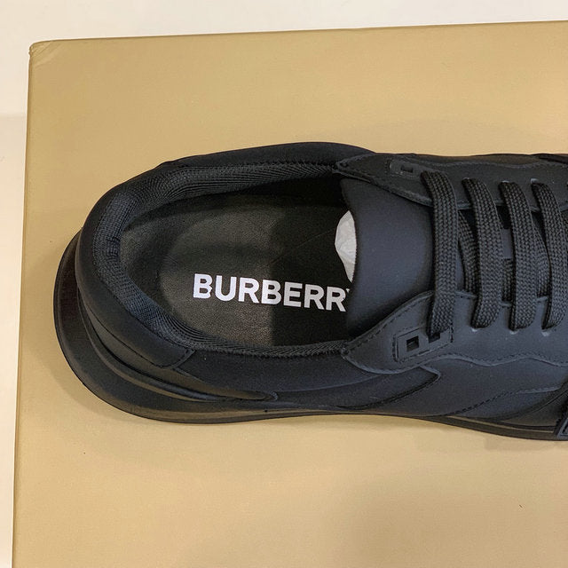 Burbrry Black Vintage Checked Sneakers