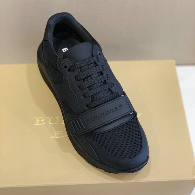 Burbrry Black Vintage Checked Sneakers