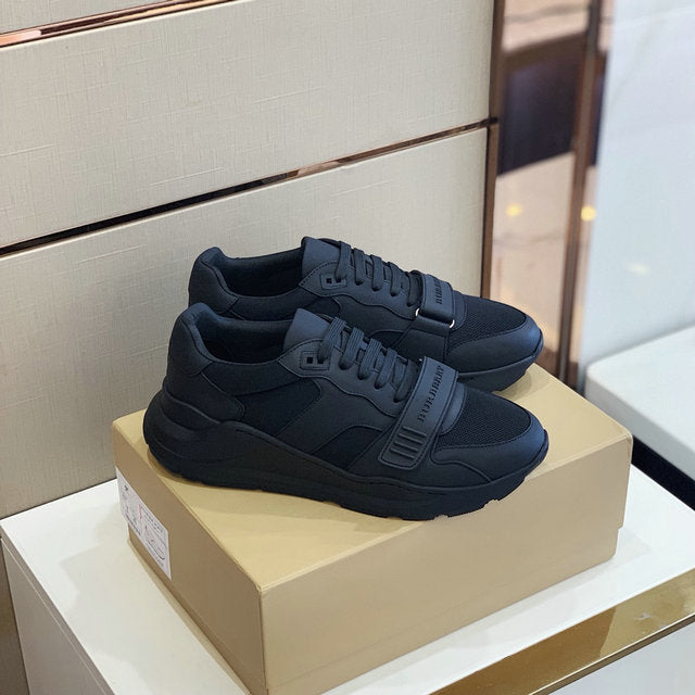 Burbrry Black Vintage Checked Sneakers