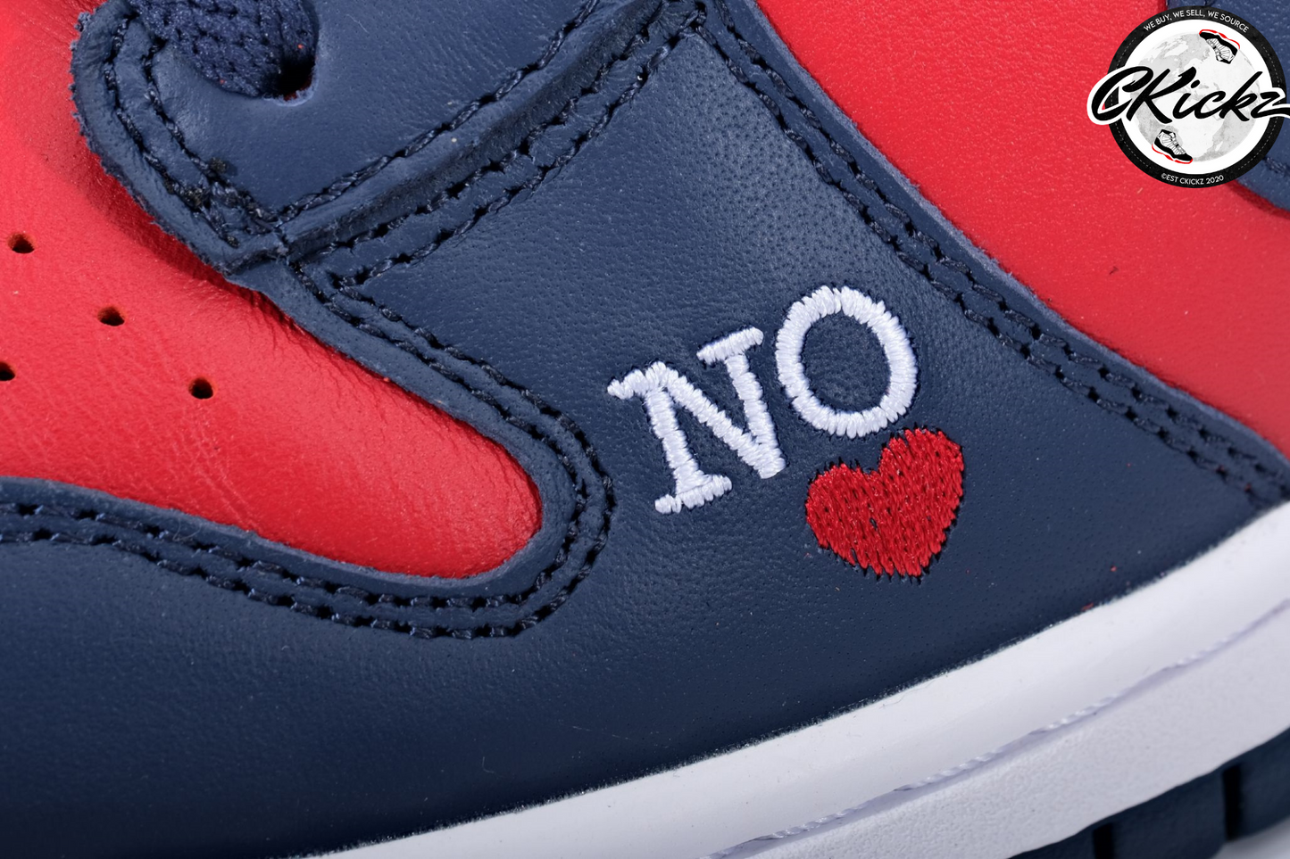 Supreme x NK SB Dunk High By Any Mean Navy