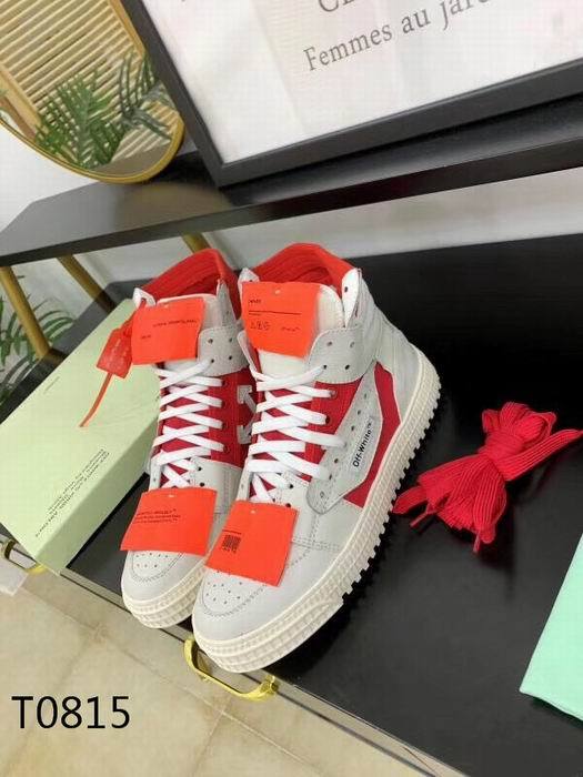 Off-White Red & White High Court 3.0