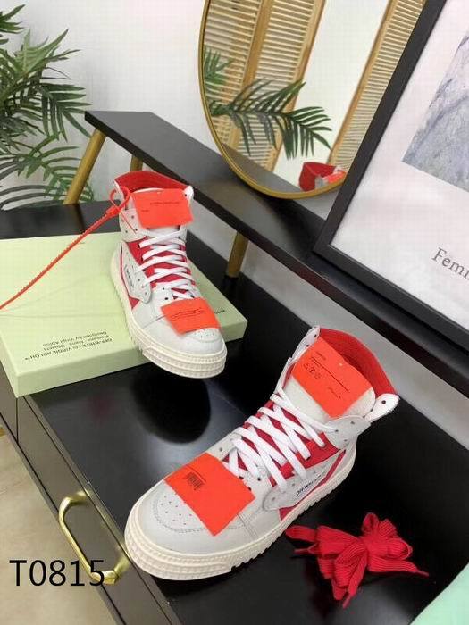 Off-White Red & White High Court 3.0