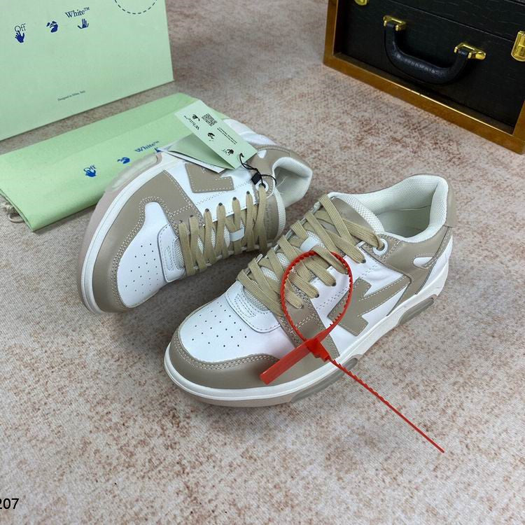 Off-White Beige & White Out Of Office