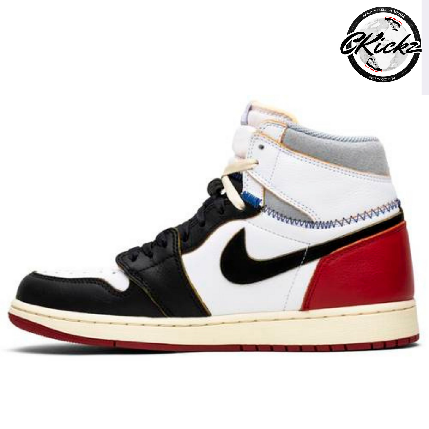 Retro High Union LA Black Toe Trainers