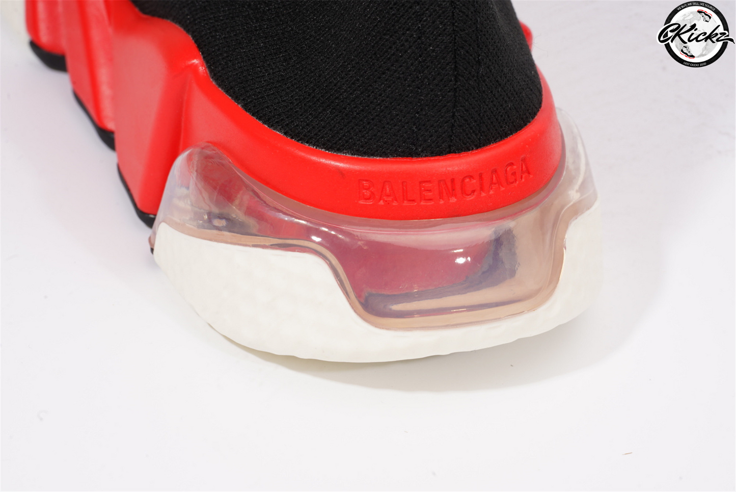 Balenci Speed Clear Sole Red