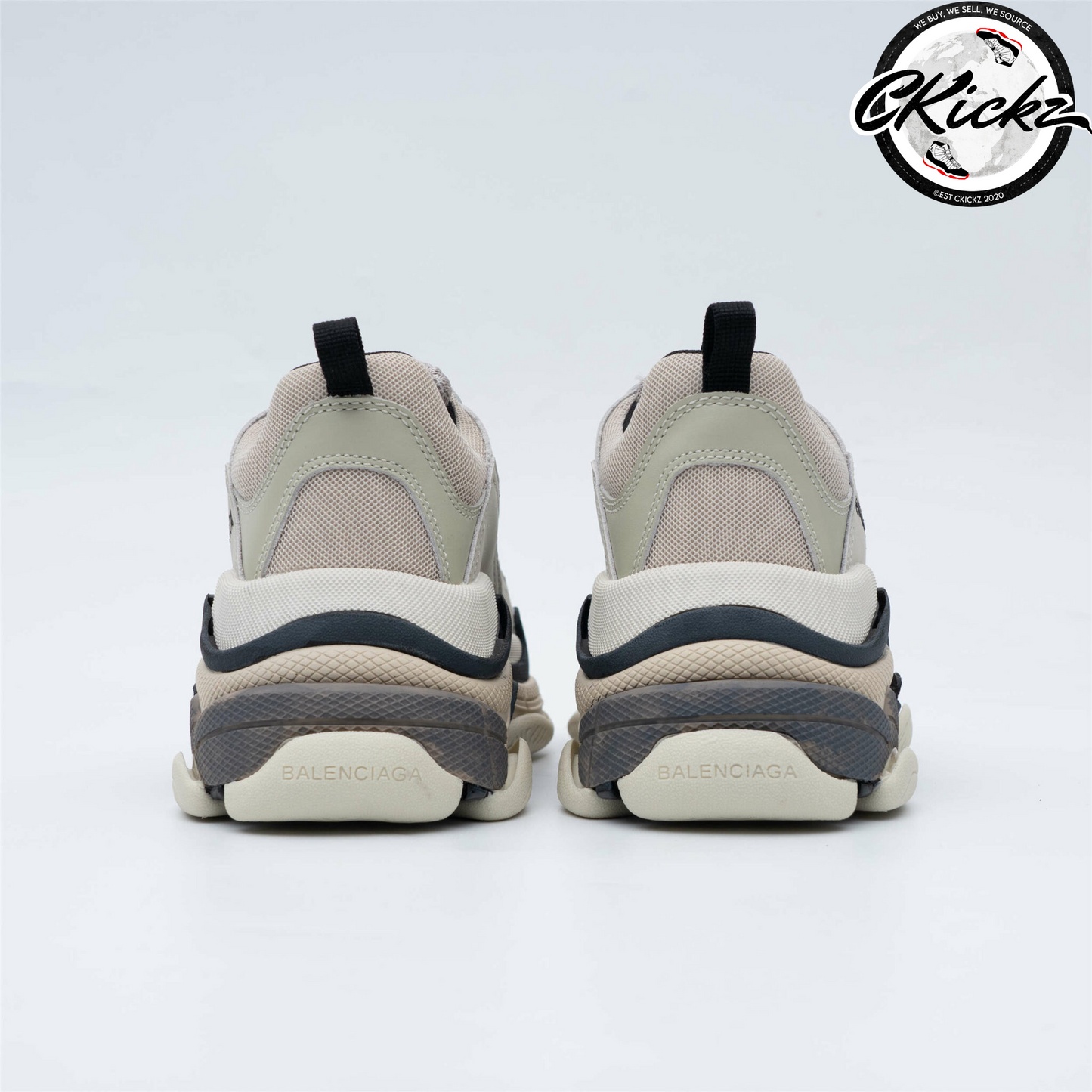 Balenci Triple S Beige