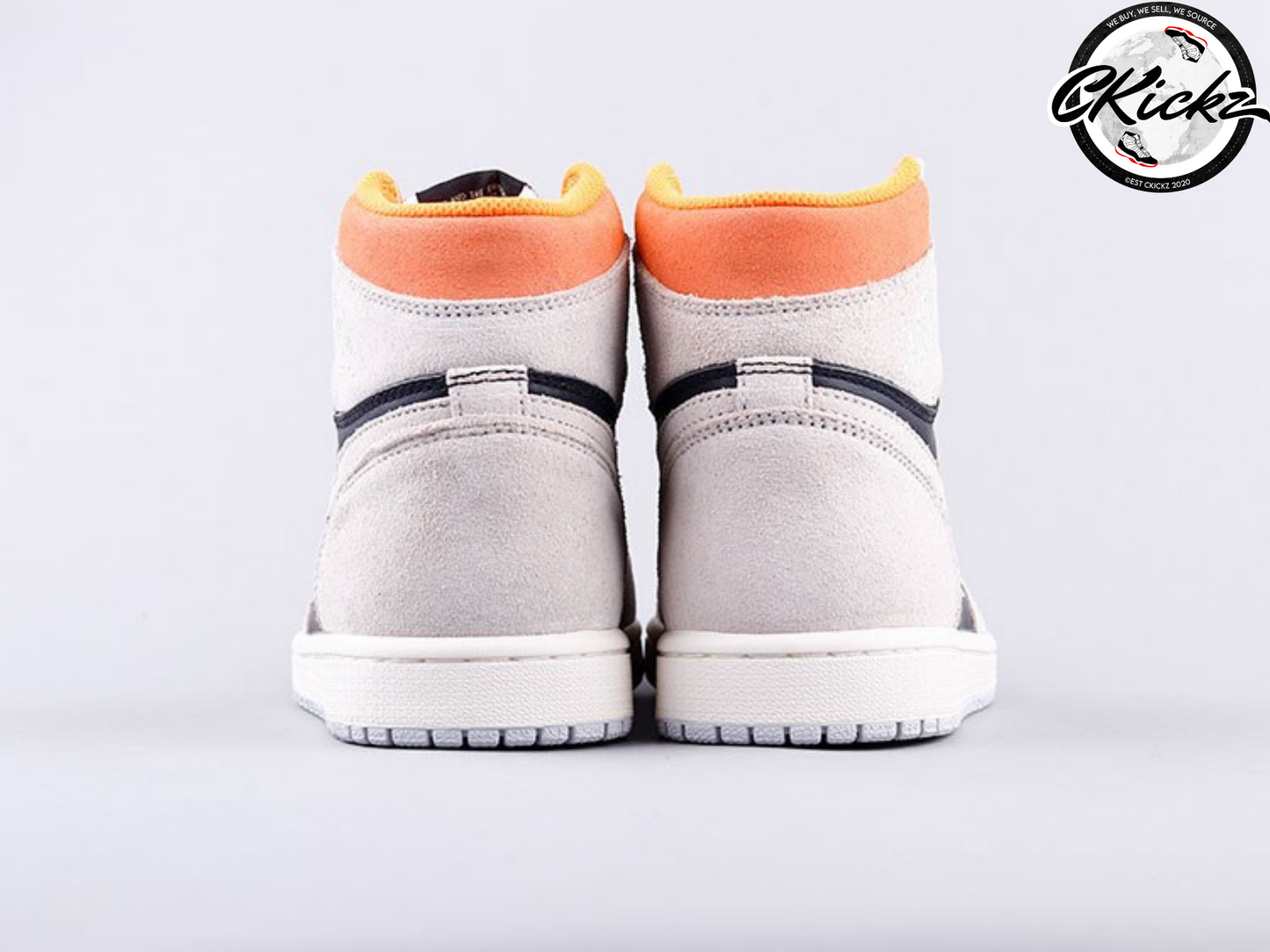 J1 Retro High Neutral Grey Hyper Crimson