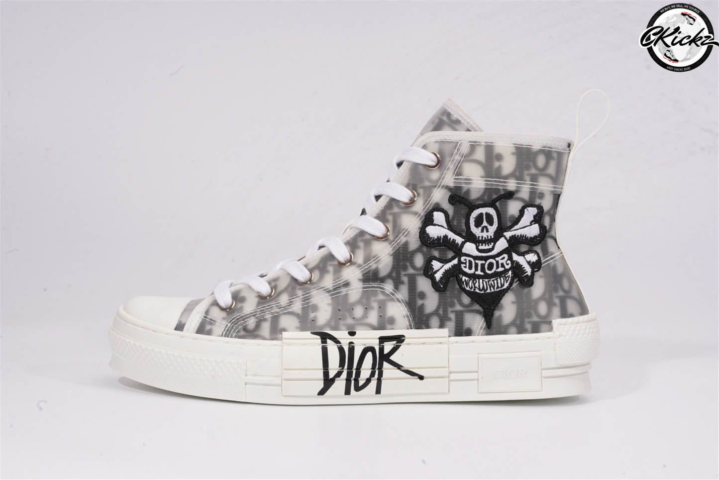 D1or And Shawn B23 High Top Bee Embroidery