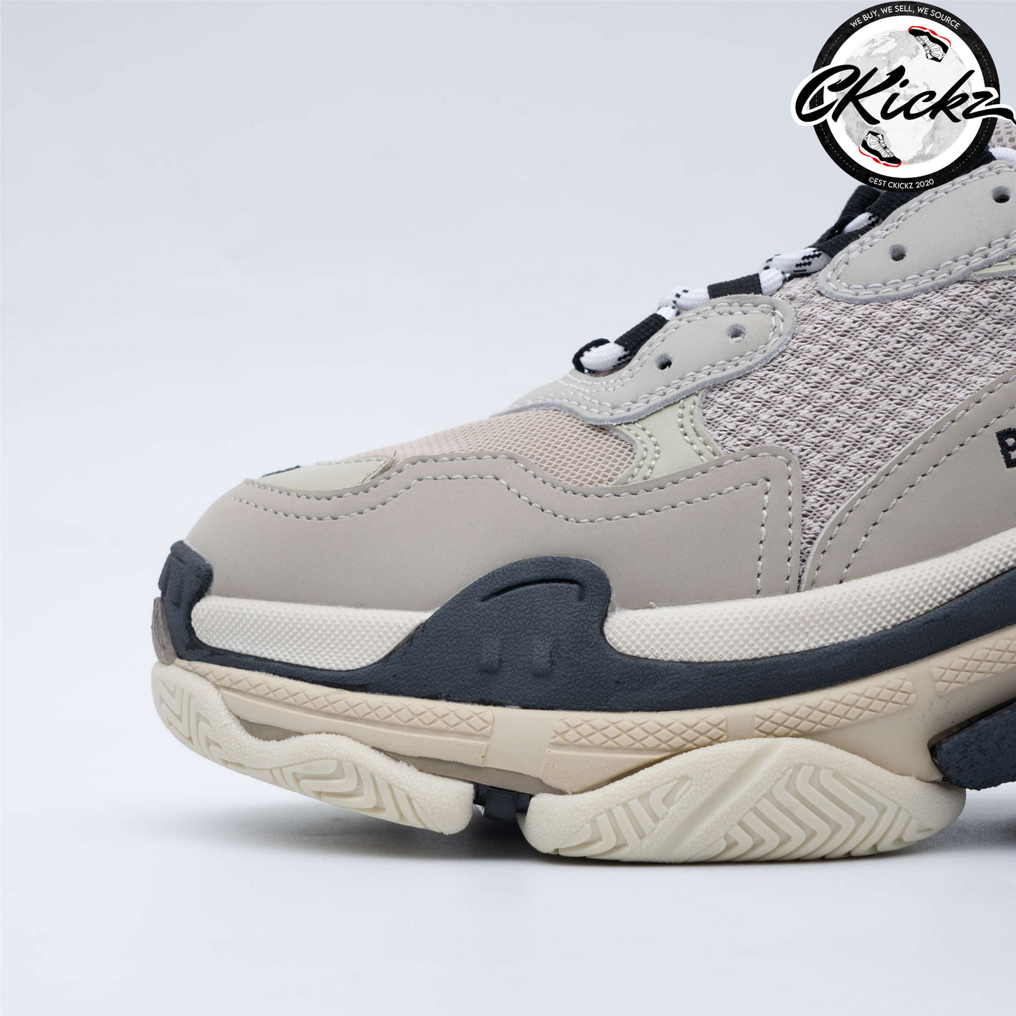 Balenci Triple S Beige